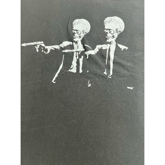 Mars Attacks! Short Sleeve Graphic T-Shirt Size Small Black 100% Cotton Unisex - Picture 2 of 5